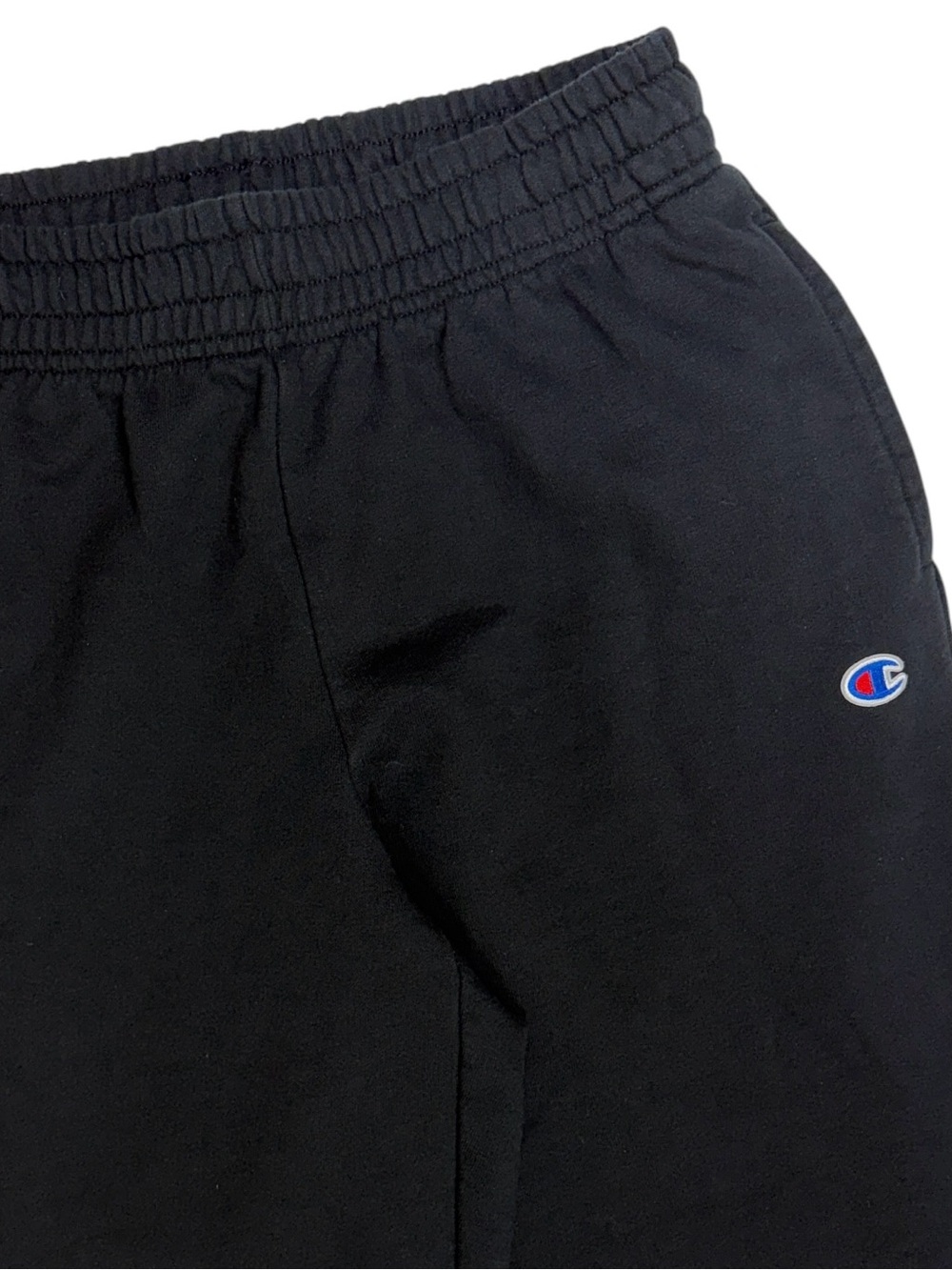 Champion Sweatpants Mens Small Black Fleece Joggers Elastic Waist Warmup Pockets